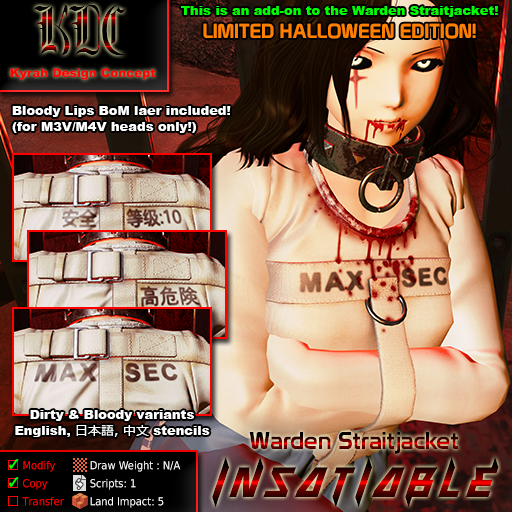 Halloween special - INSATIABLE Straitjacket add-on